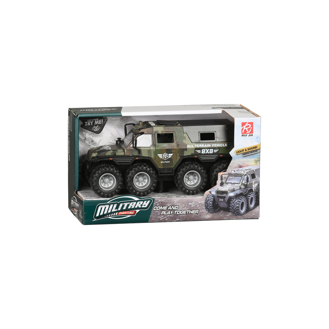 Friction Excavator Truck 25cm with Lights and Sounds (RJ002C)