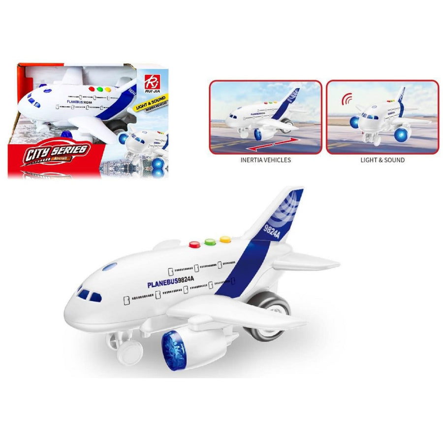 Αεροπλάνο Friction με Φώτα και Ήχους (RJ9824AB)
