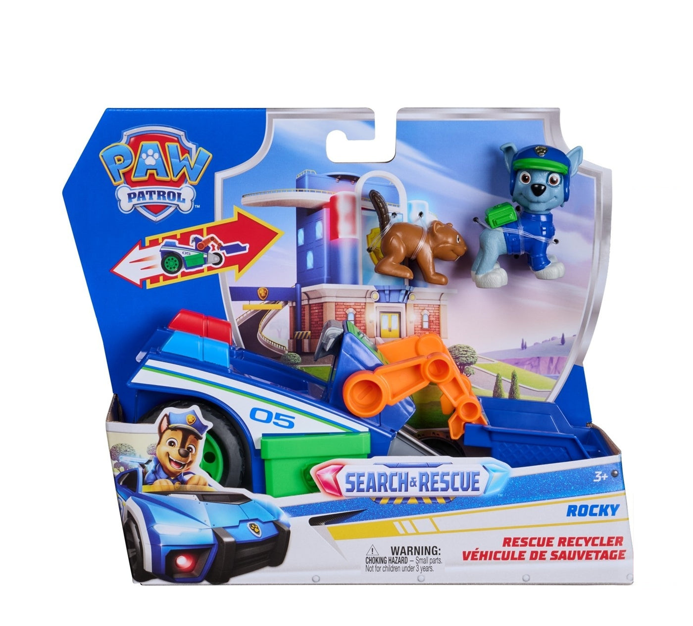 Paw Patrol Search & Rescue Rocky Rescue Recycler Vehicle Playset (20156333)