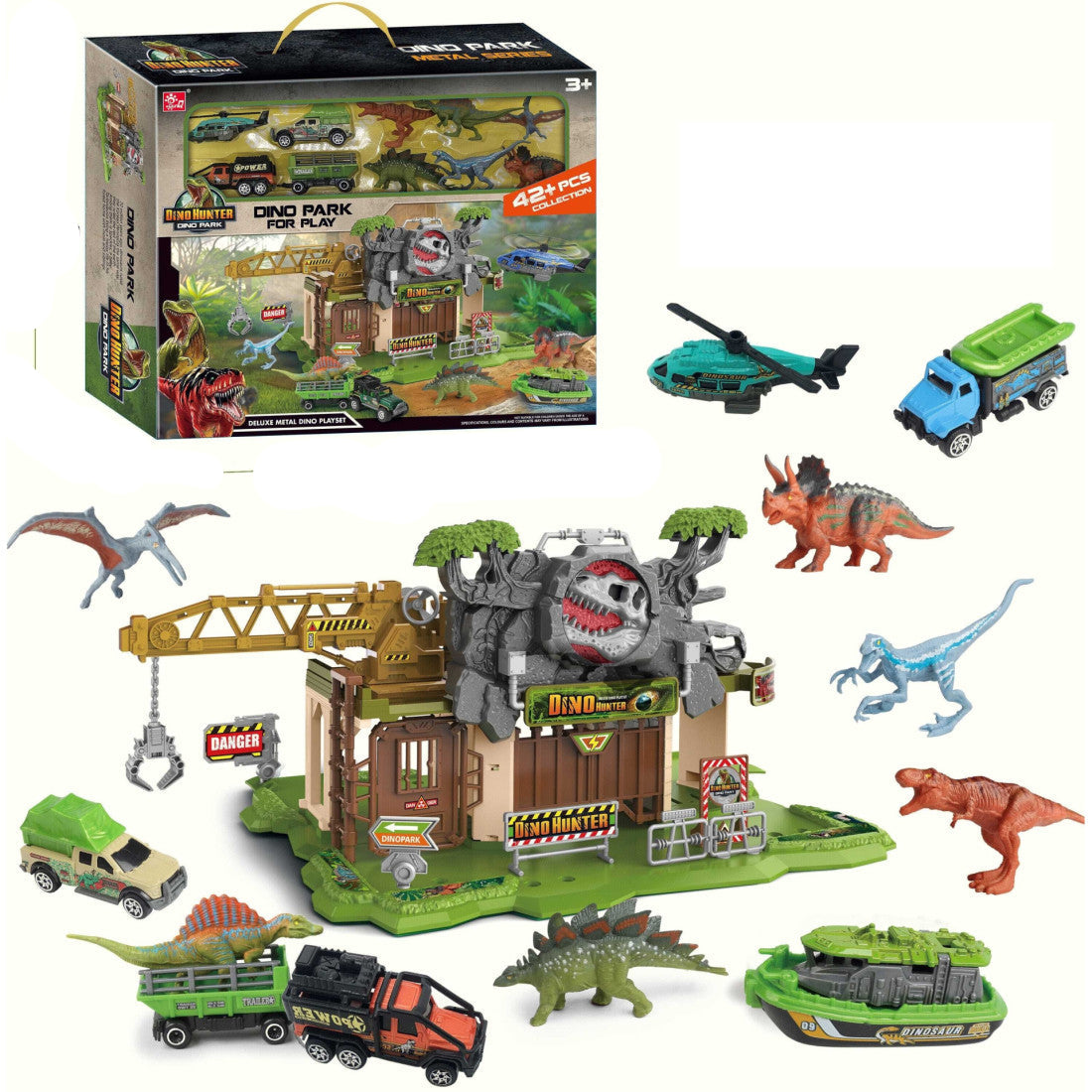 Σετ Πάρκο Δεινοσαύρων 42 τεμάχια (SQ80192-1) - Fun Planet