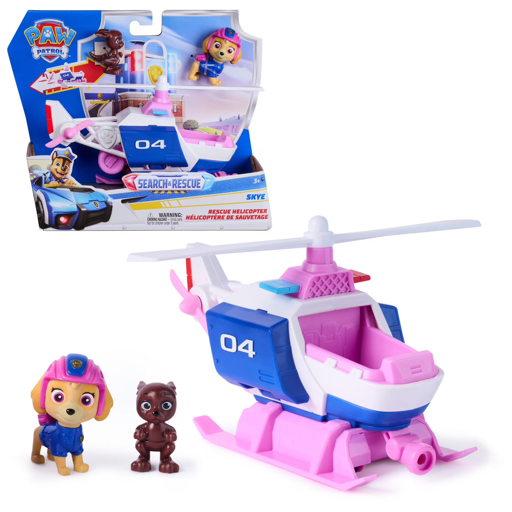 Paw Patrol: Search & Rescue - Skye Rescue Helicopter Vehicle Playset (20155160) - Fun Planet