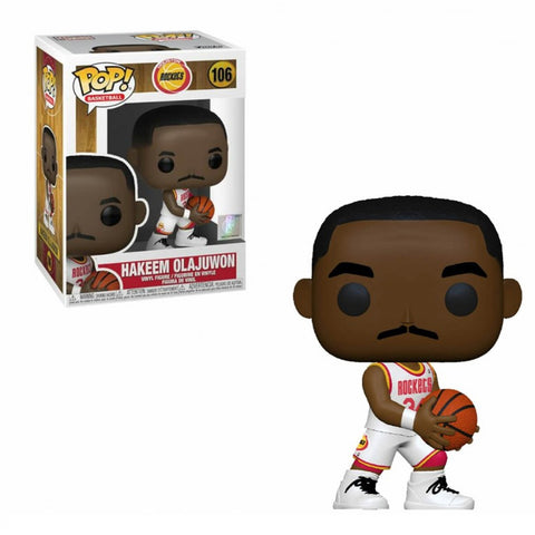 Funko Pop! Basketball: NBA Legends - Hakeem Olajuwon Rockets Home #106 Vinyl Figure (55219)
