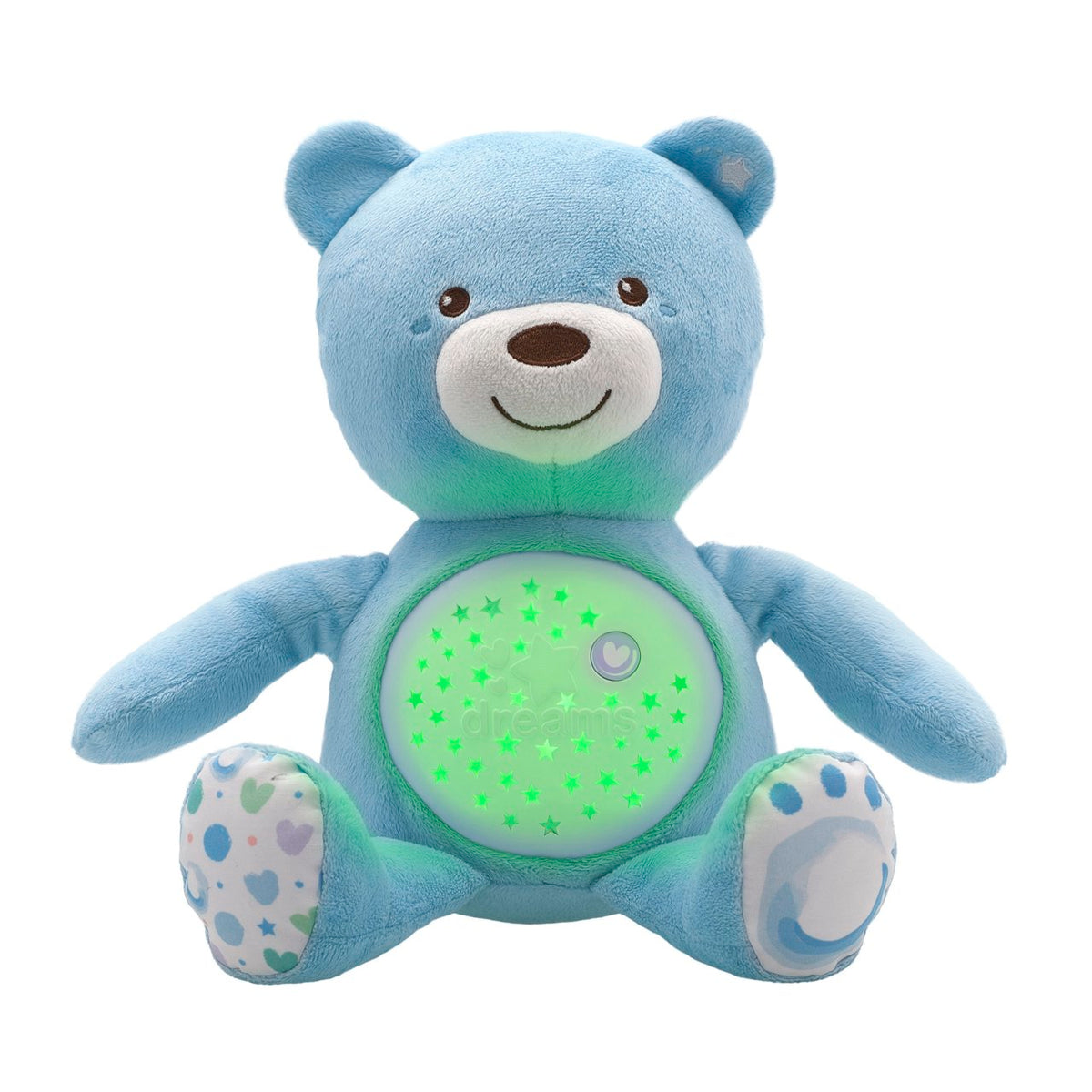 Plush Unicorn with LED Projector and Sound 24.5x16.5x37.5cm Luna Toys (622698)