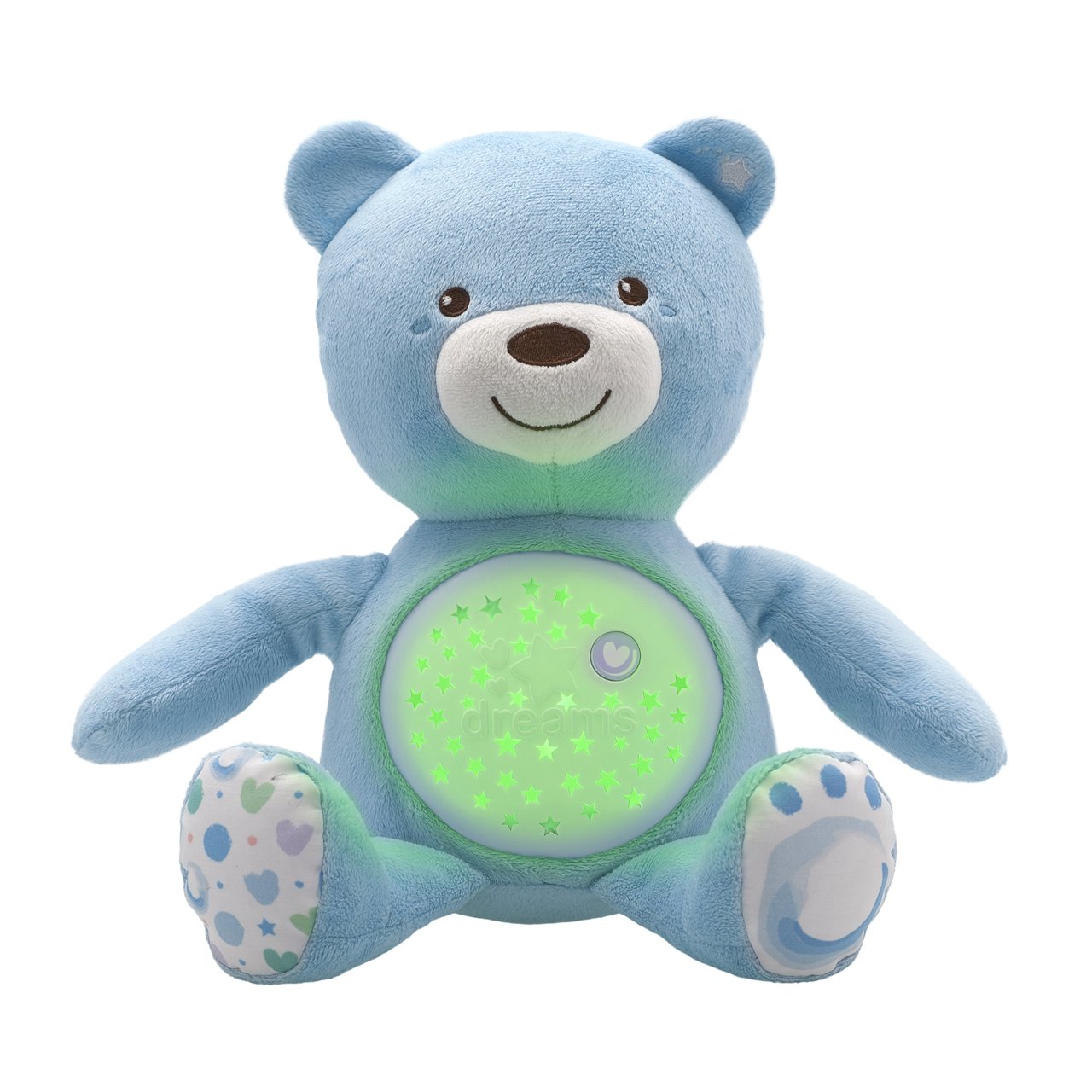 Plush Unicorn with LED Projector and Sound 24.5x16.5x37.5cm Luna Toys (622698)