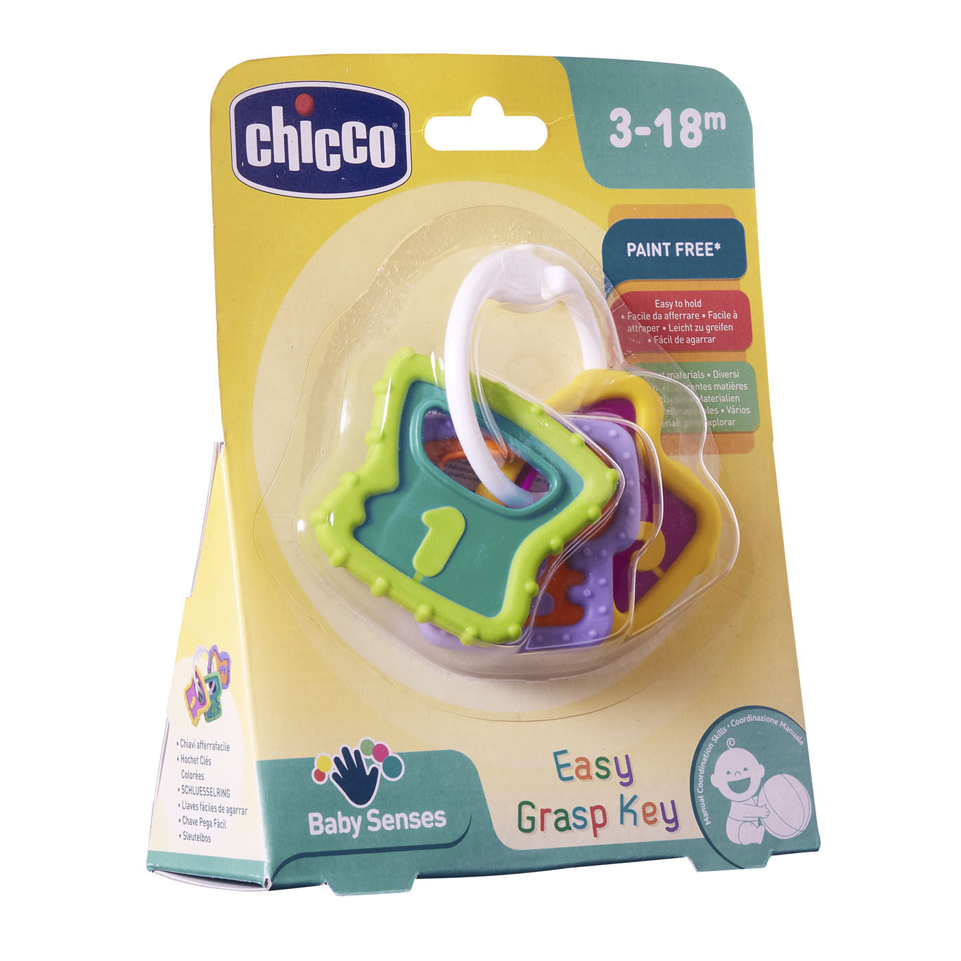 Chicco Βρεφική Κουδουνίστρα Χρωματιστά Κλειδιά (Y02-05953-00) - Fun Planet