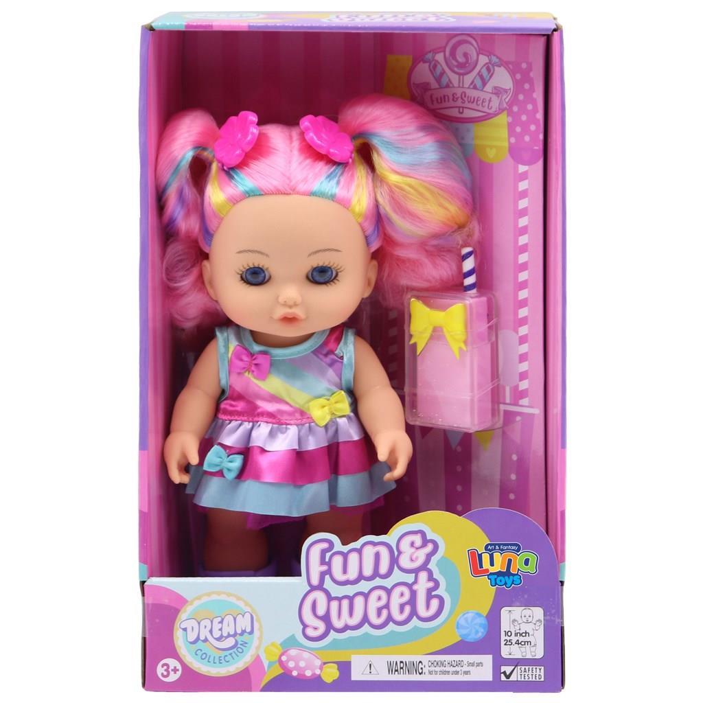 Κούκλα με Ποτηράκι 25,4εκ Luna (622711) - Fun Planet