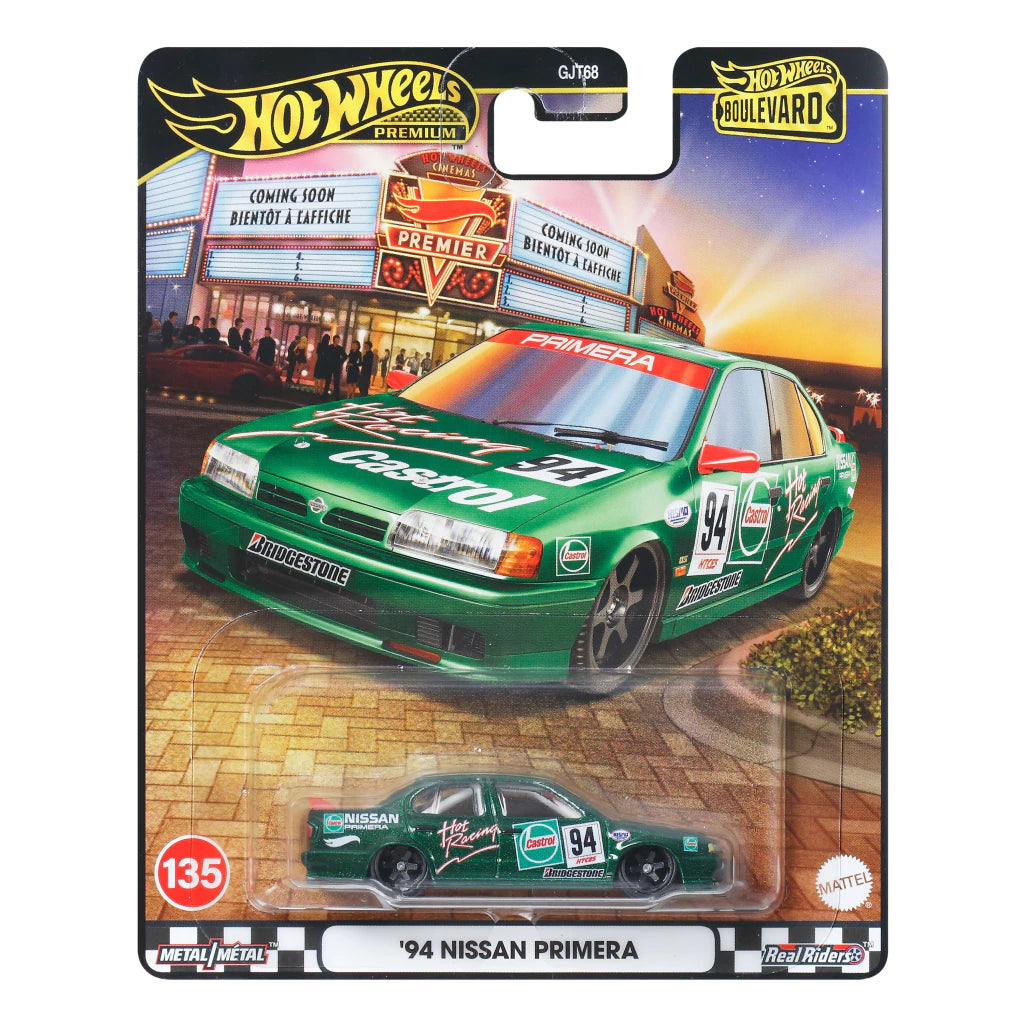Hot Wheels Premium Boulevard Αυτοκινητάκι Συλλεκτικό '94 Nissan Primera (JBL31) - Fun Planet
