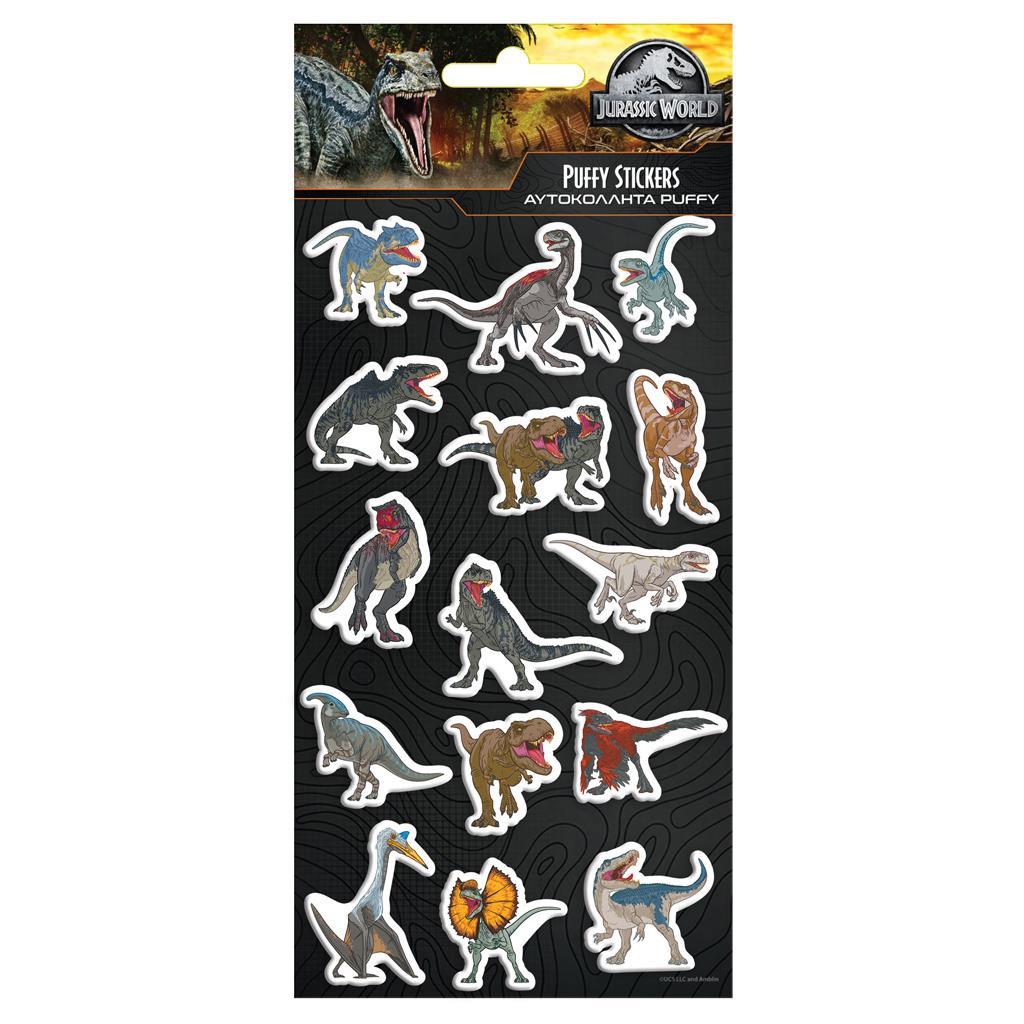 Αυτοκόλλητα Jurassic Puffy 10X22εκ (570927) - Fun Planet