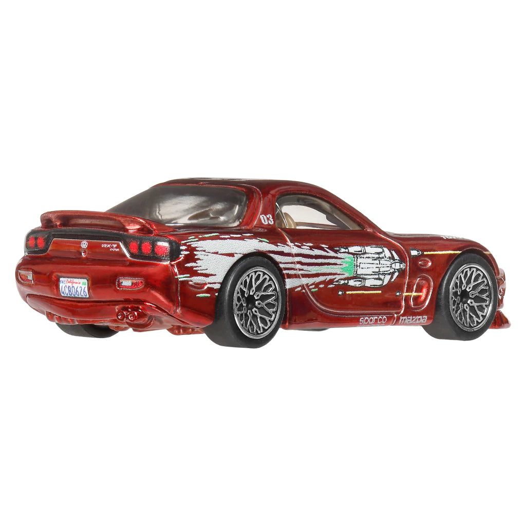 Hot Wheels Premium Αυτοκινητάκια Fast & Furious 25 Years Of Fast & Furious 1995 Mazda RX-7 (JHW71) - Fun Planet