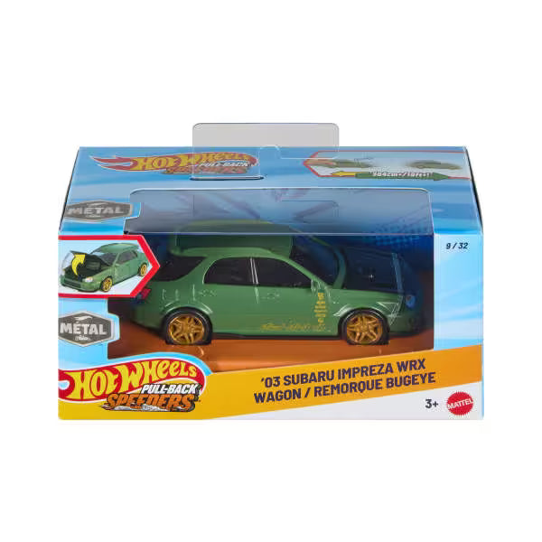 Hot Wheels Car 1:43 Pull-Back Speeders Dimachinni Veloce (HWH35)