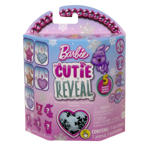 Barbie Cutie Reveal Τσαντάκι Winter Sparkle Purse 2 (HKR35) - Fun Planet