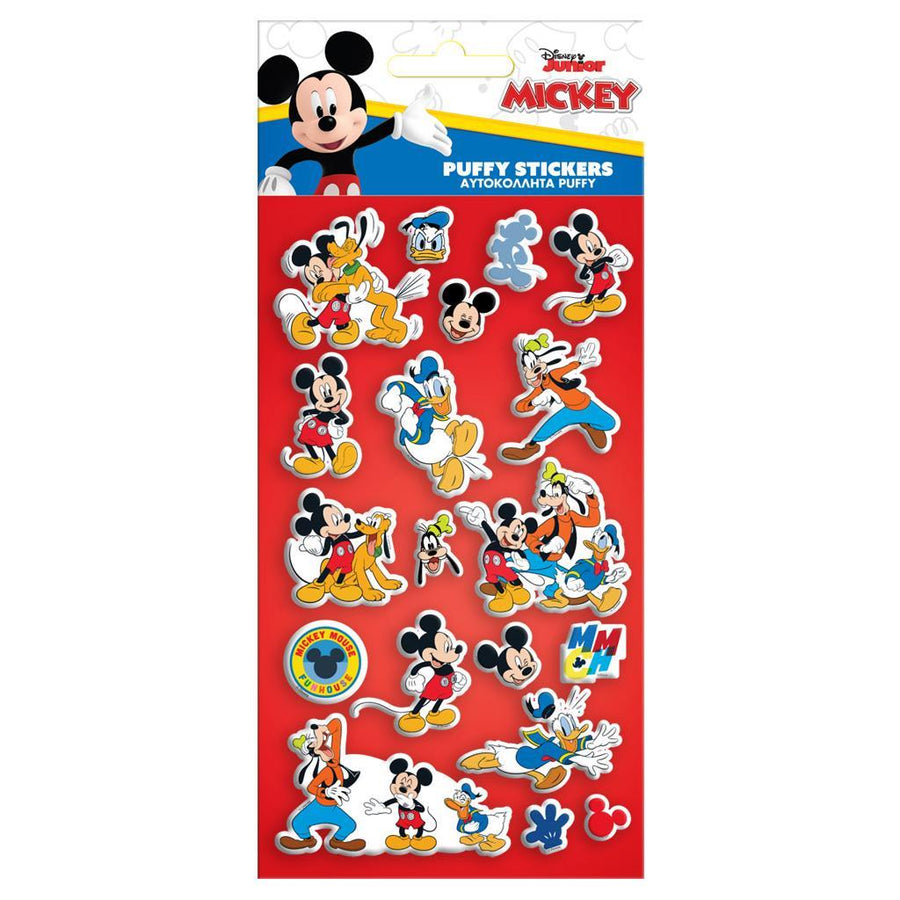 Αυτοκόλλητα Puffy 10x22εκ Disney Mickey Mouse (564551) - Fun Planet