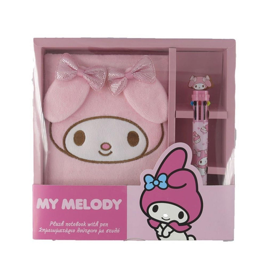 Σημειωματάριο Λούτρινο Με Στυλό Σετ My Melody (490137) - Fun Planet