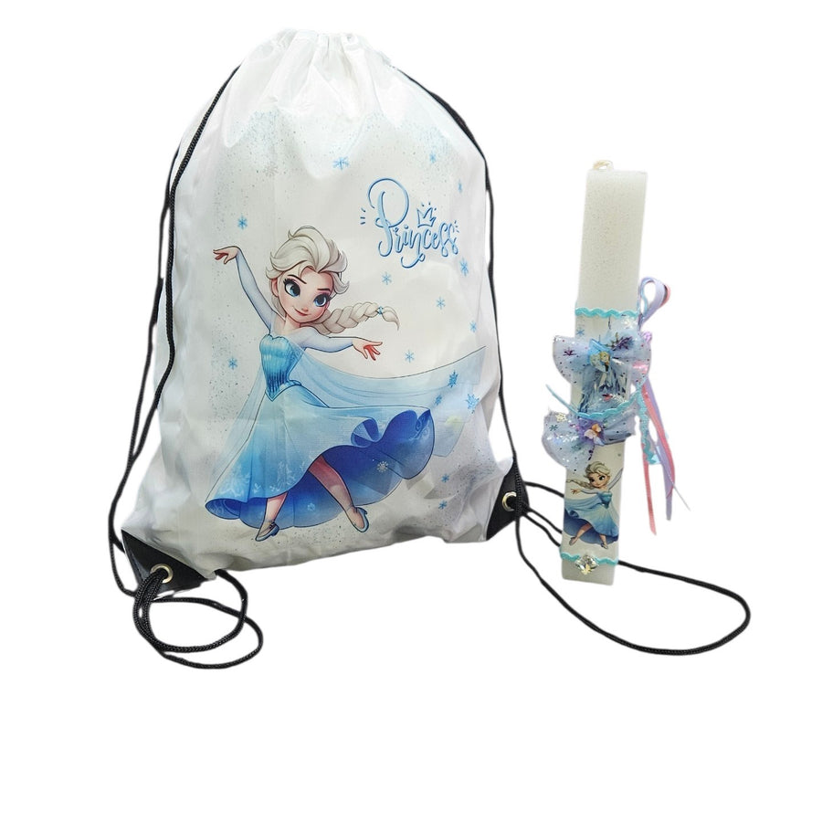 Λαμπάδα Αρωματική με Σακίδιο Πλάτης Frozen και Τσάντα Δώρου (S266) - Fun Planet