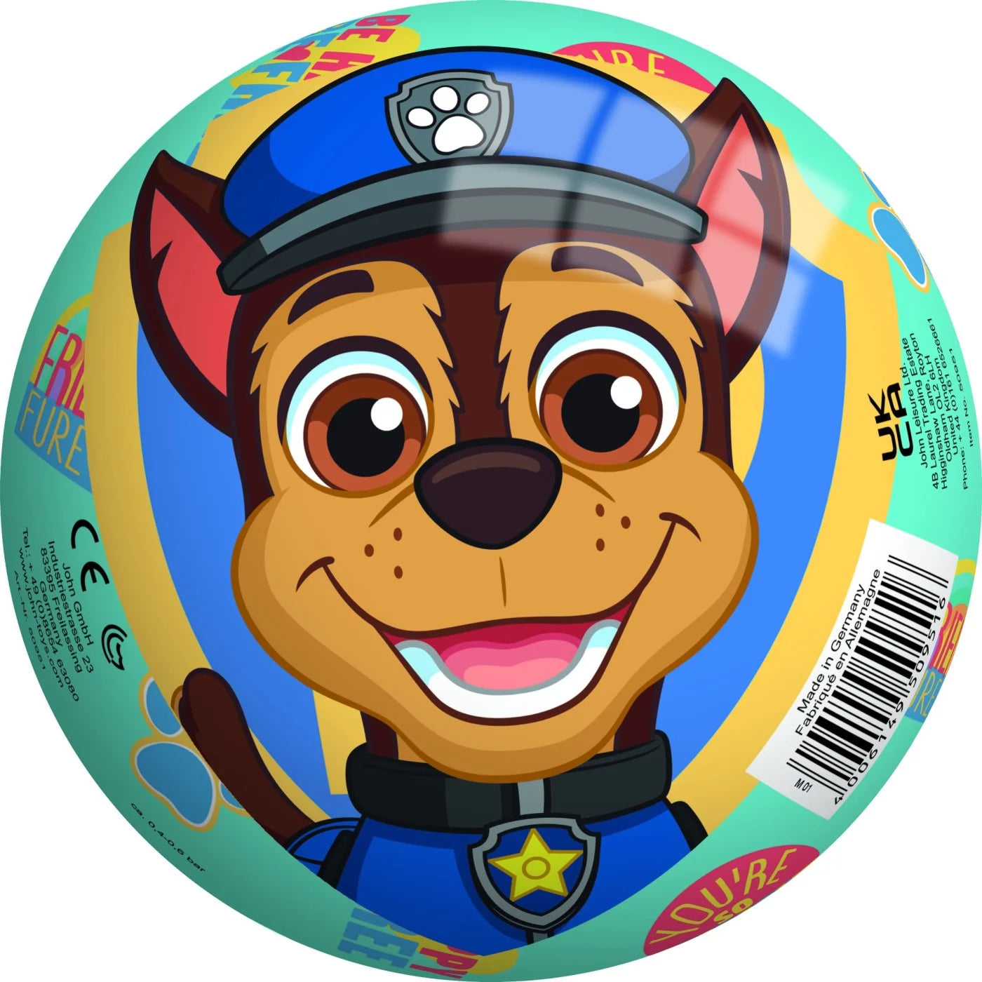 Μπάλα Paw Patrol 13cm (50951) - Fun Planet