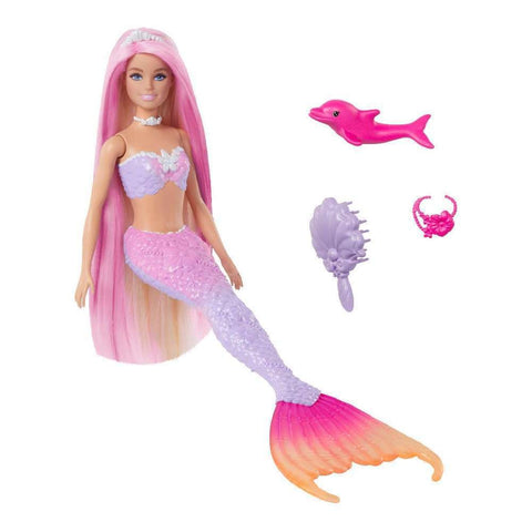 Barbie A Touch of Magic Κούκλα Γοργόνα Μαγική Μεταμόρφωση (HRP97) - Fun Planet
