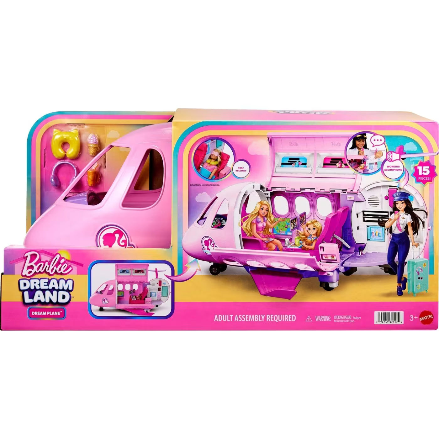 Barbie Αεροπλάνο (JLW92)