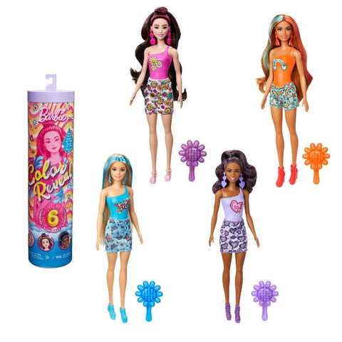 Barbie Color Reveal Κούκλα Ουράνιο Τόξο (HRK06) - Fun Planet