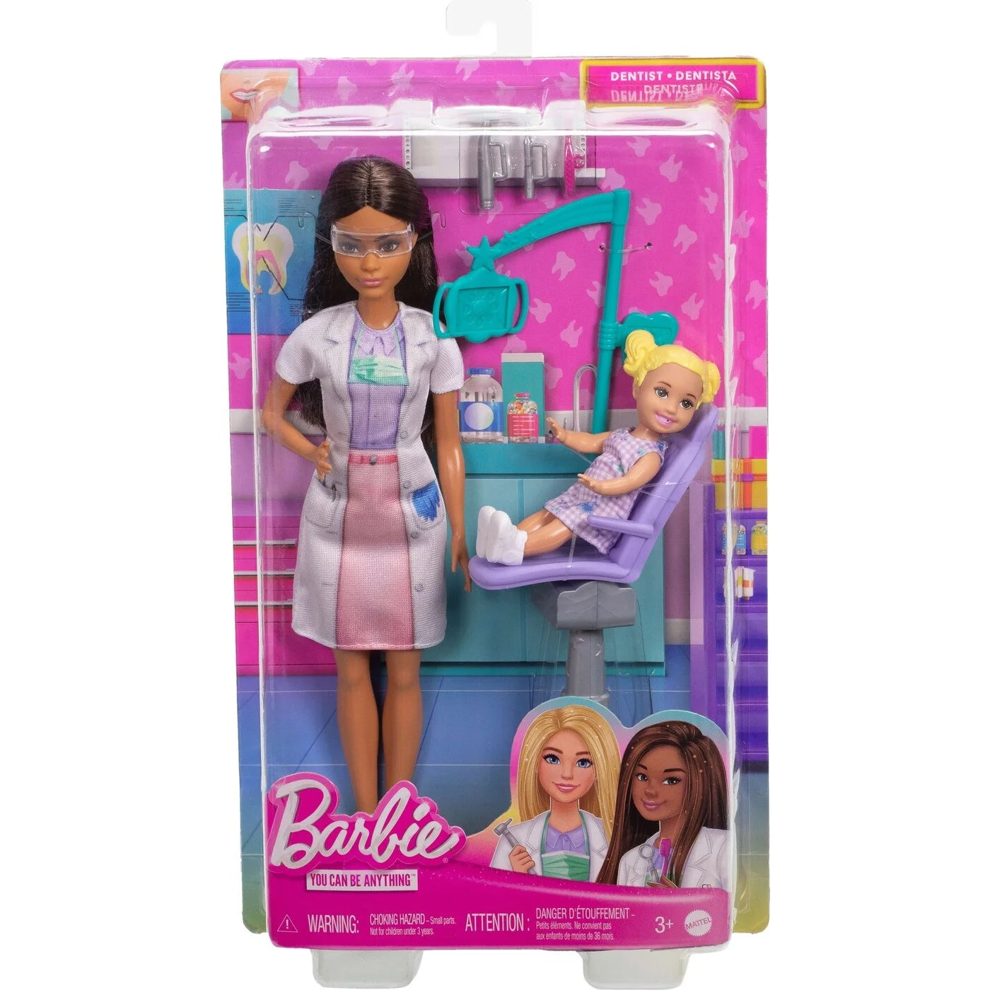 Barbie Σετ Επάγγέλμα Οδοντίατρος με Παιδάκι (JCR75) - Fun Planet
