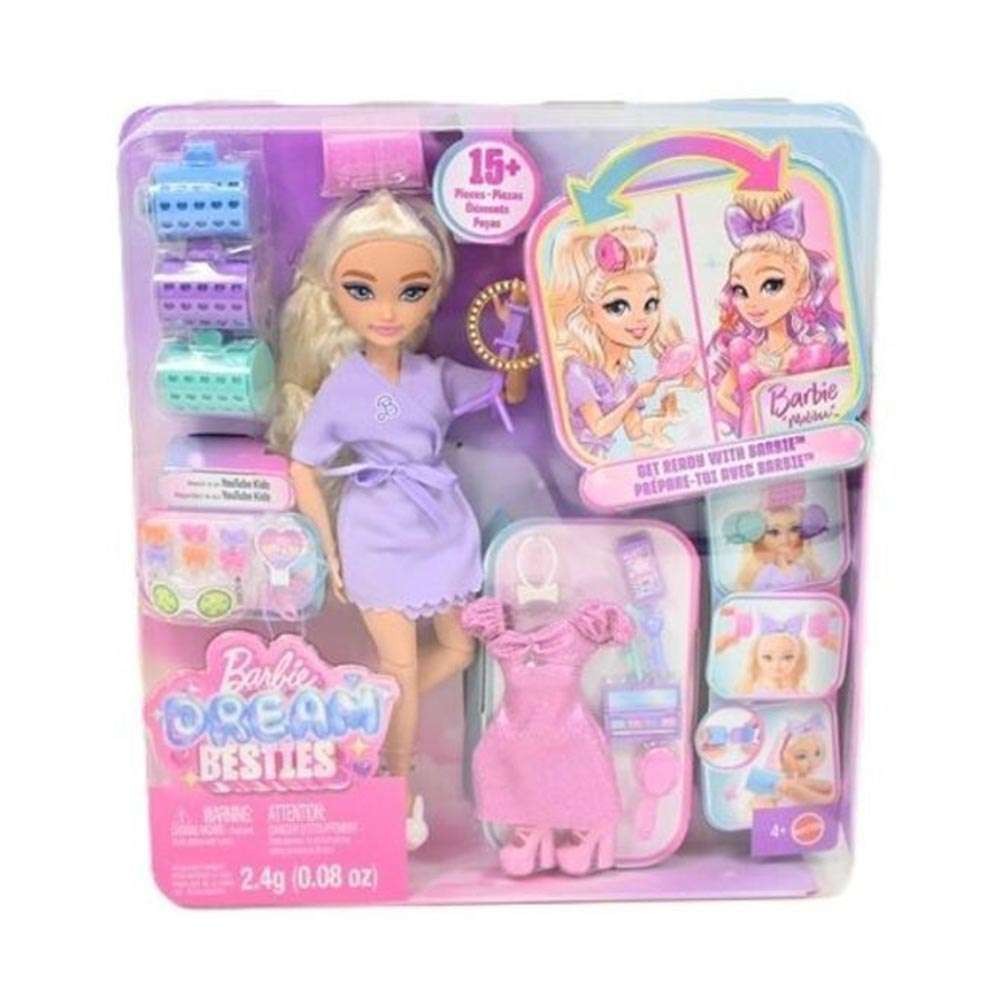 Barbie Dream Besties Κούκλα #GRWM Malibu (JGG38)