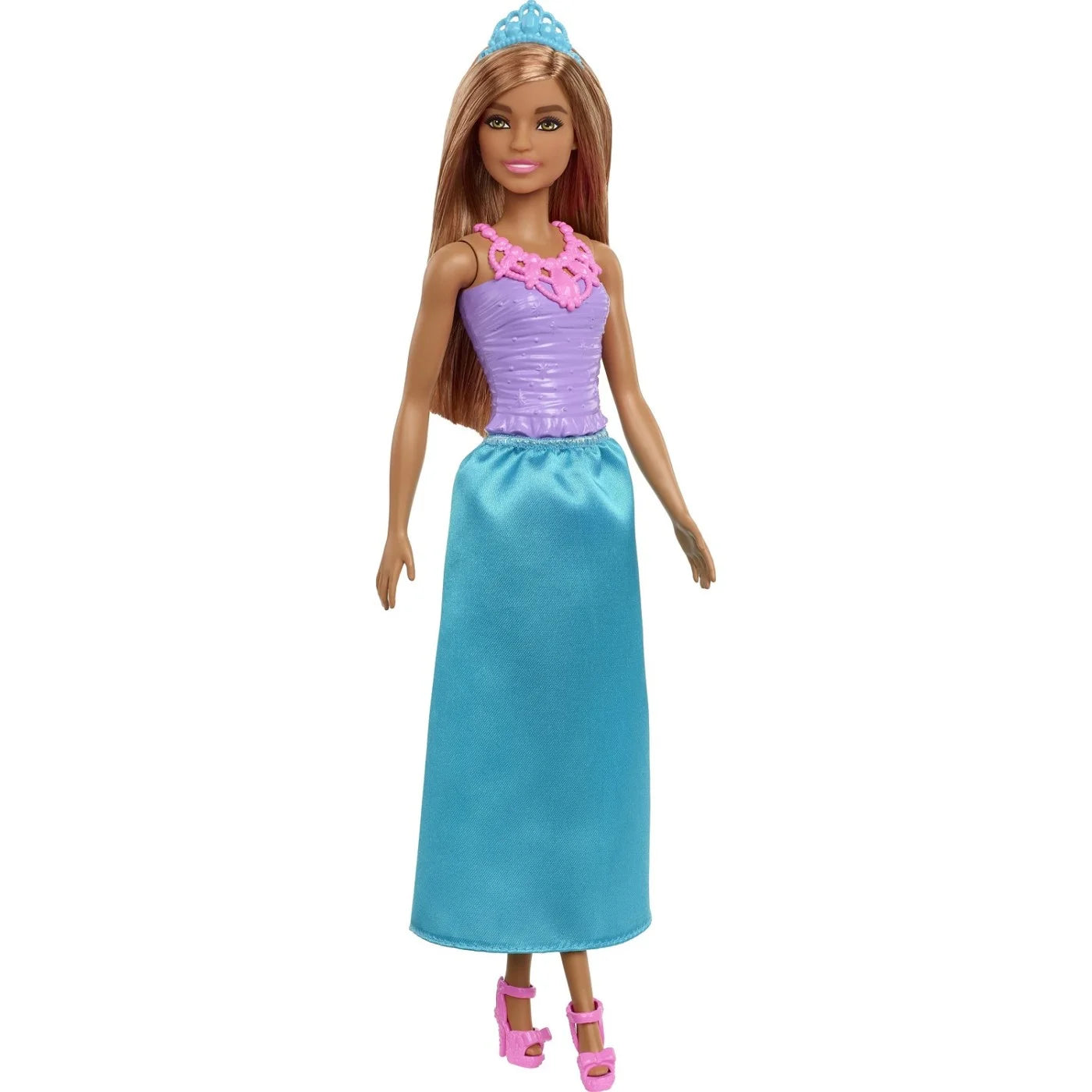 Barbie Κούκλα Πριγκιπικό Φόρεμα Γαλάζια Φούστα (HGR03) - Fun Planet