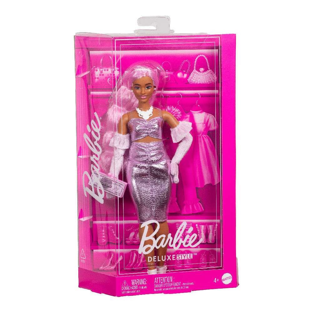Barbie Συλλεκτική Κούκλα Deluxe Style Ροζ Μαλλιά (HYV25) - Fun Planet