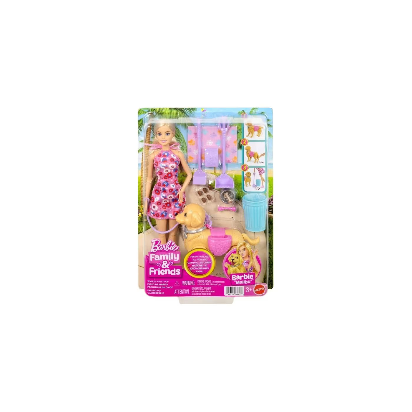 Barbie Κούκλα Βόλτα με Σκυλάκι (JJB46)