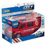 Όχημα Πυρόσβευσης Διάσωσης Κόκκινο με Ήχο 21,6x10,4x18,3εκ Luna Toys (621999) - Fun Planet