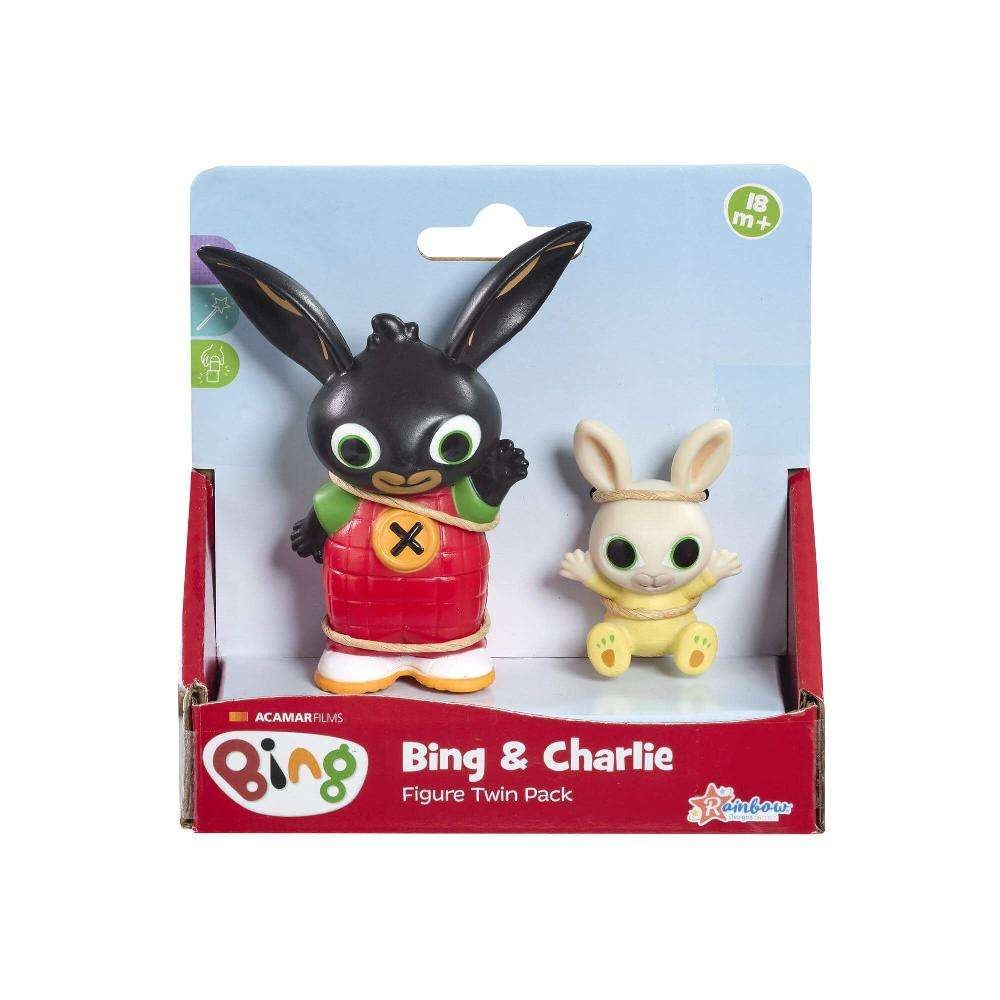 O Bing και Η Παρέα Του Σετ 2 Φιγούρες Bing & Charlie (BNG73000) - Fun Planet