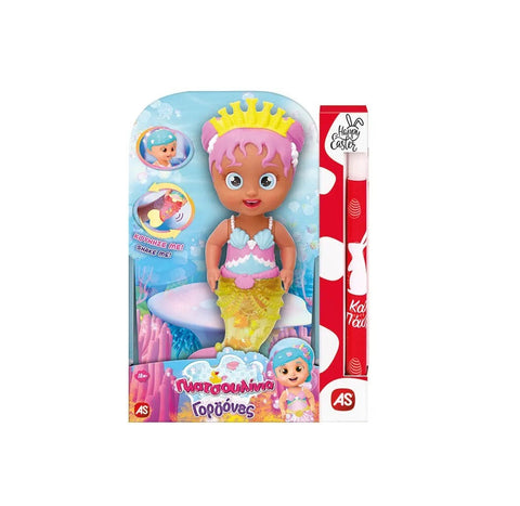 Λαμπάδα Πλατσουλίνια Shimmer Mermaids Κούκλα Μπάνιου Julia (4104-96774) - Fun Planet