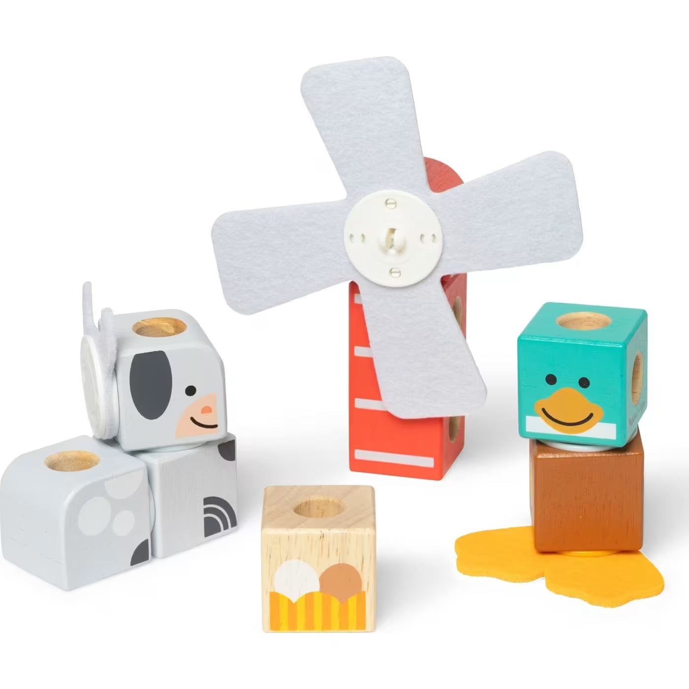 Melissa & Doug Blockables: Farm Friends (6074896) - Fun Planet