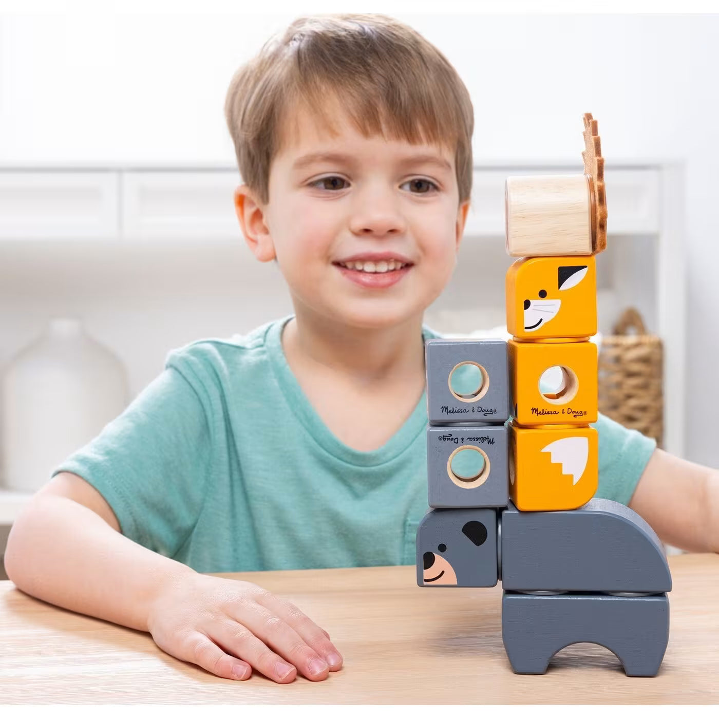 Melissa & Doug Blockables: Woodland Friends (6074895) - Fun Planet