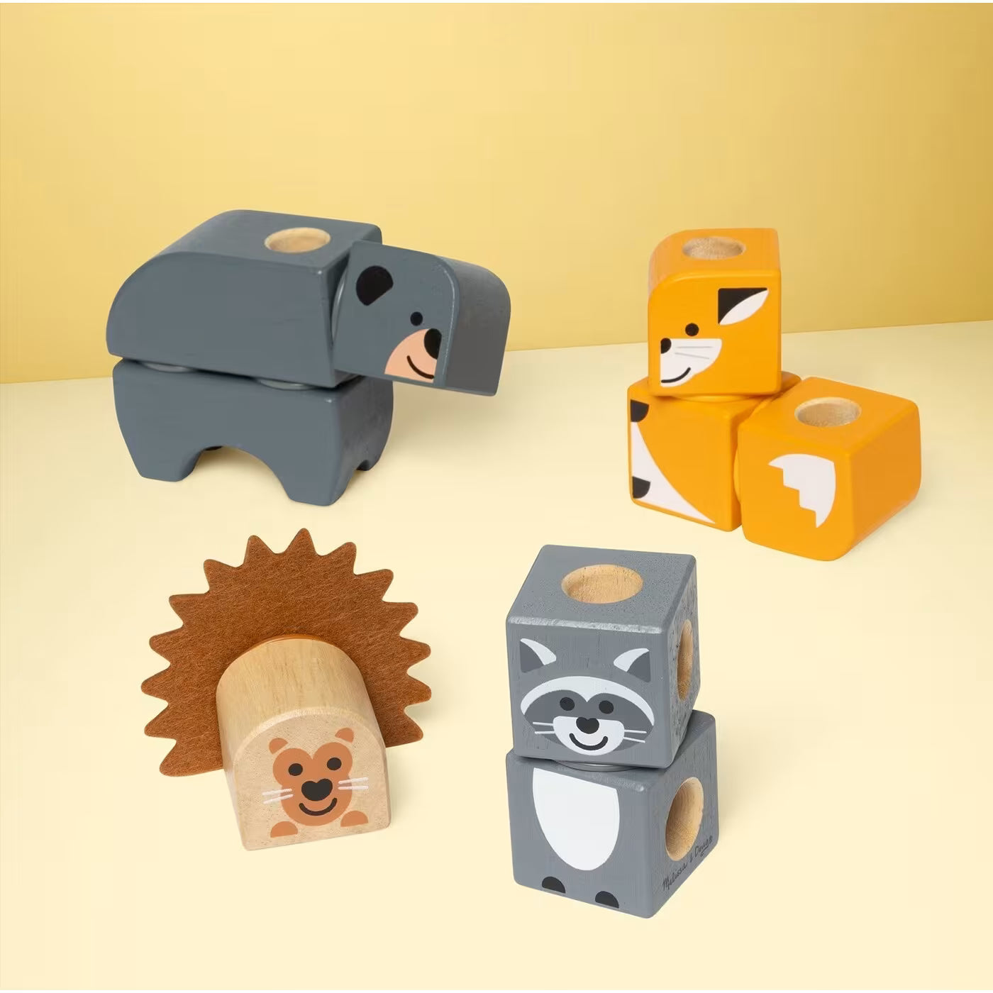 Melissa & Doug Blockables: Woodland Friends (6074895) - Fun Planet