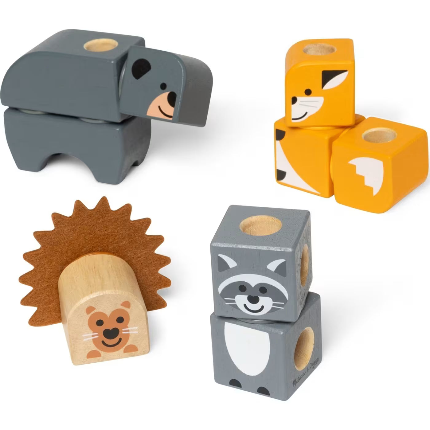 Melissa & Doug Blockables: Woodland Friends (6074895) - Fun Planet