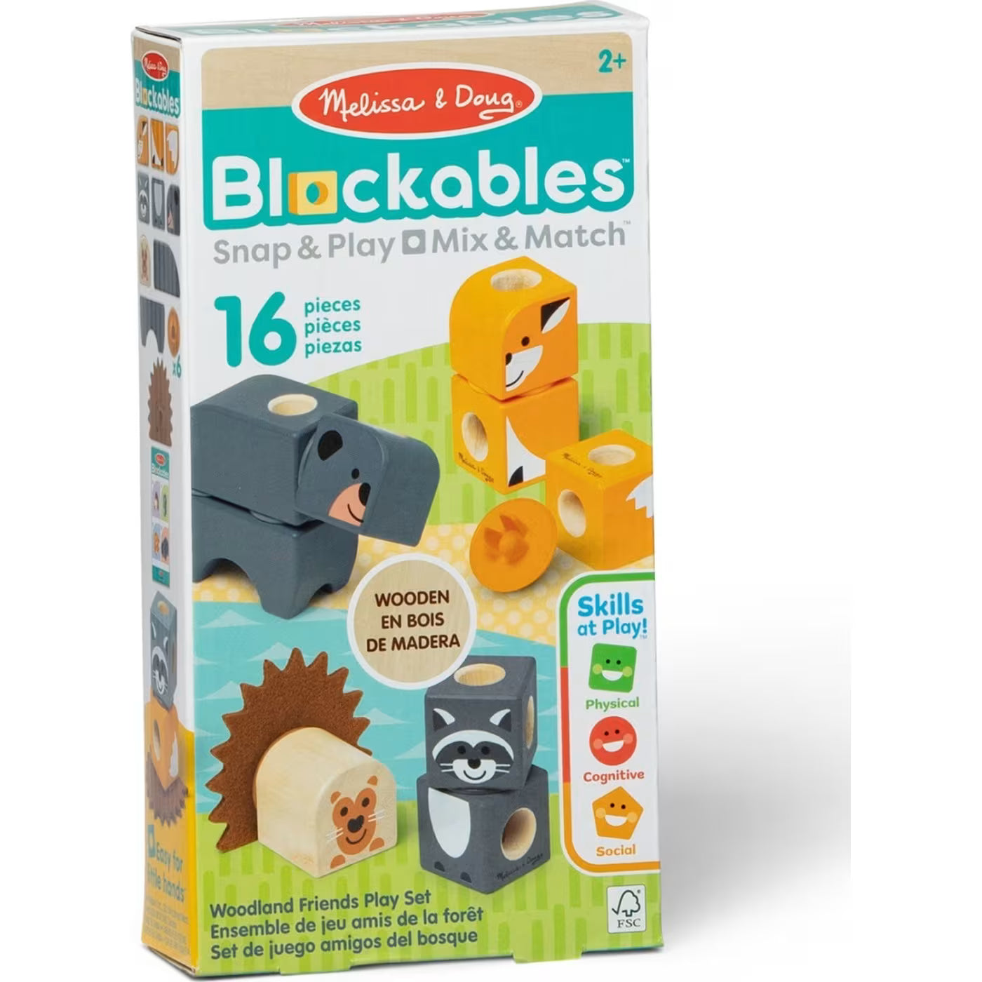 Melissa & Doug Blockables: Woodland Friends (6074895) - Fun Planet