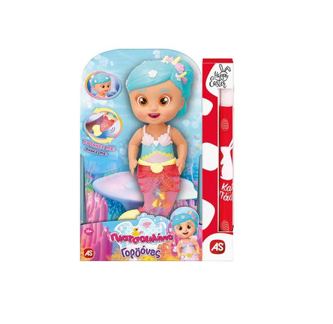 Λαμπάδα Πλατσουλίνια Shimmer Mermaids Κούκλα Μπάνιου Alice (4104-96774) - Fun Planet