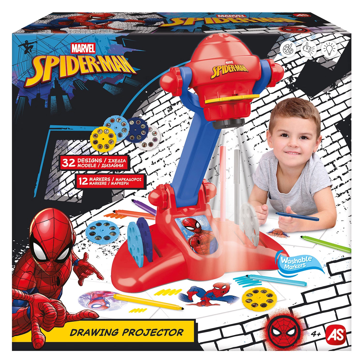 AS Προτζέκτορας Ζωγραφικής Spider-Man (1028-54005)