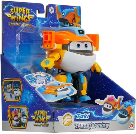 Super Wings Electric Heroes Transforming 15cm Taki (780258) - Fun Planet