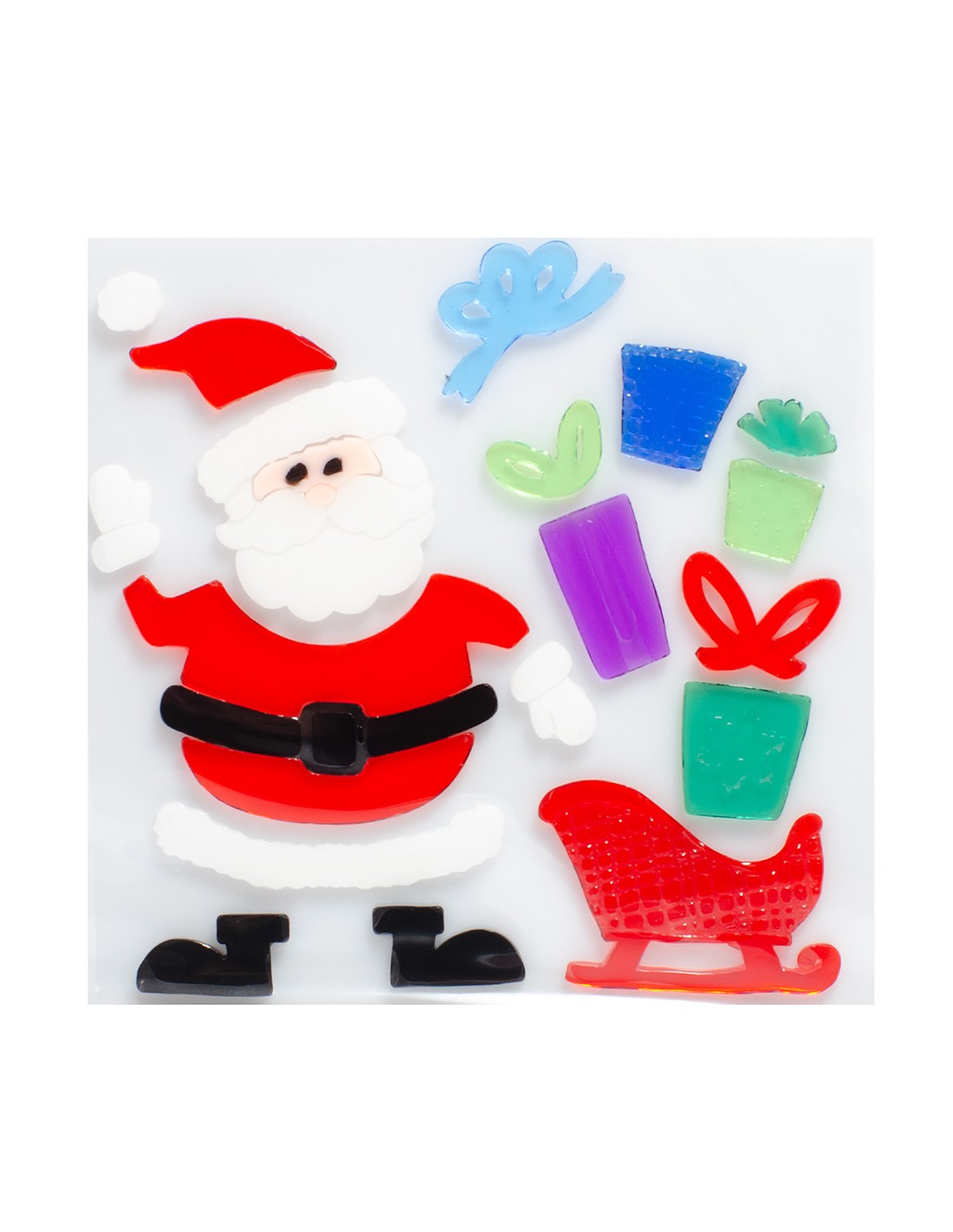 Χριστουγεννιάτικο Αυτοκόλλητο Gel Παραθύρου 19x19εκ 1 τεμάχιο (5723)