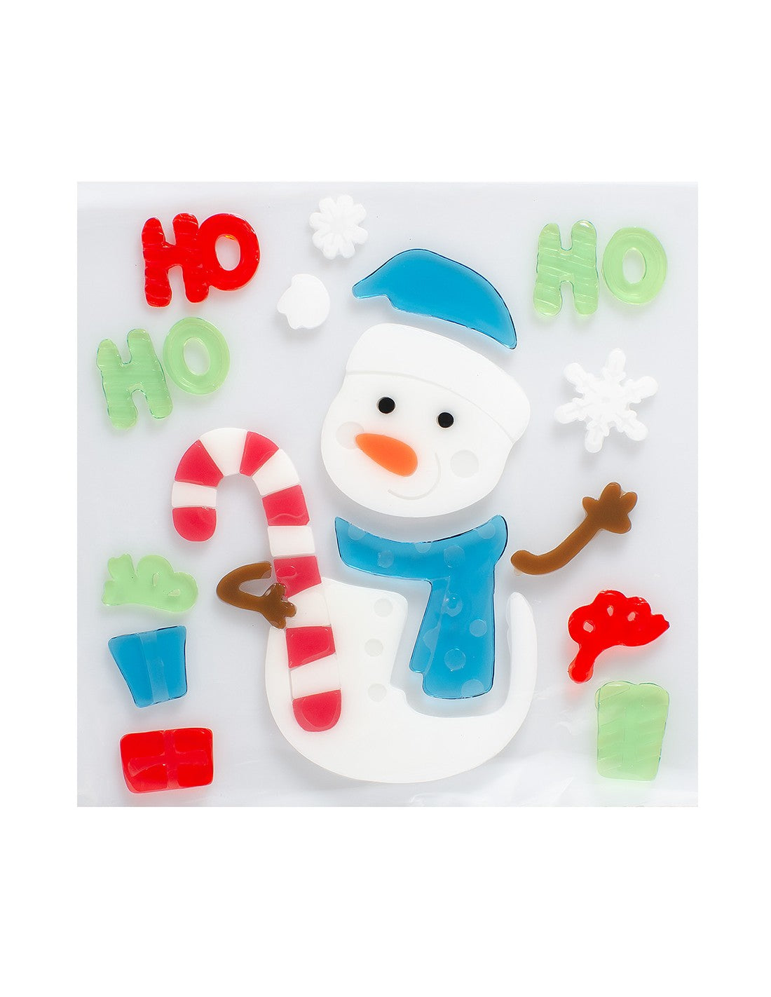 Χριστουγεννιάτικο Αυτοκόλλητο Gel Παραθύρου 19x19εκ 1 τεμάχιο (5723)