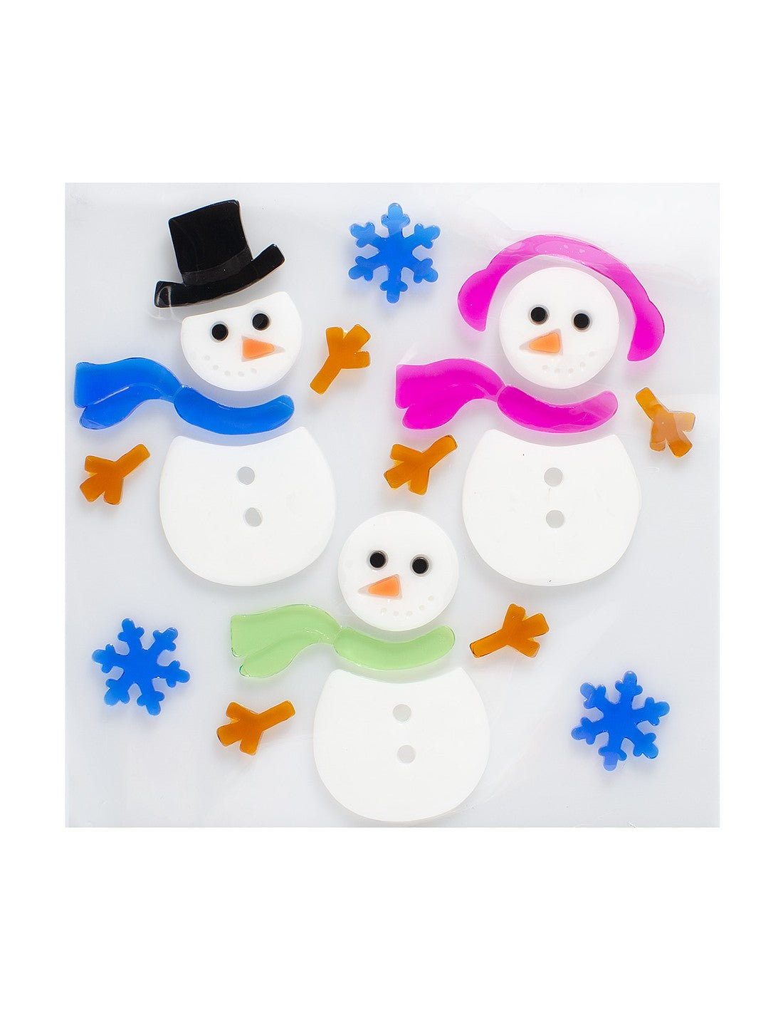 Χριστουγεννιάτικο Αυτοκόλλητο Gel Παραθύρου 19x19εκ 1 τεμάχιο (5723)