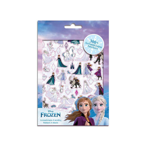 Αυτοκόλλητα Disney Frozen 2 Μπλοκ 300 τεμάχια 14,5x21,5εκ (563129) - Fun Planet