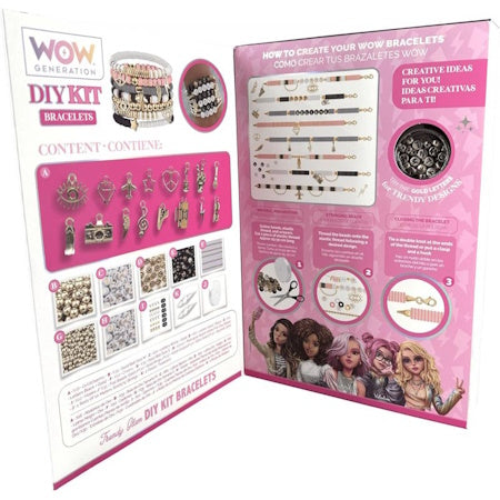 WOW Generation Trendy Glam DIY Kit Bracelets Σετ Κατασκευής Μπασελέ (WOW00125) - Fun Planet