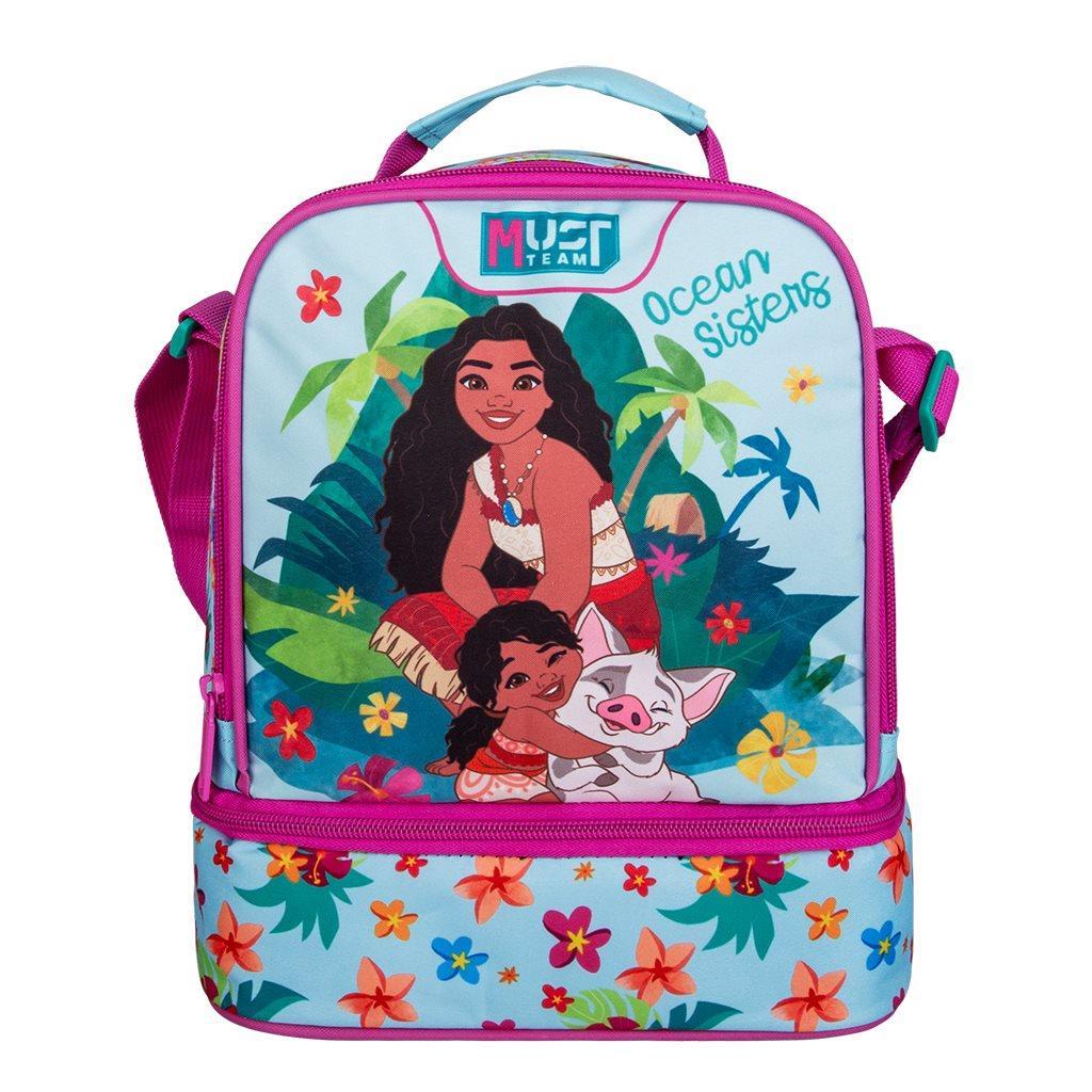 Τσαντάκι Φαγητού Ισοθερμικό 22x16x28εκ 2 Θήκες Disney Vaiana 2 Must (565058) - Fun Planet