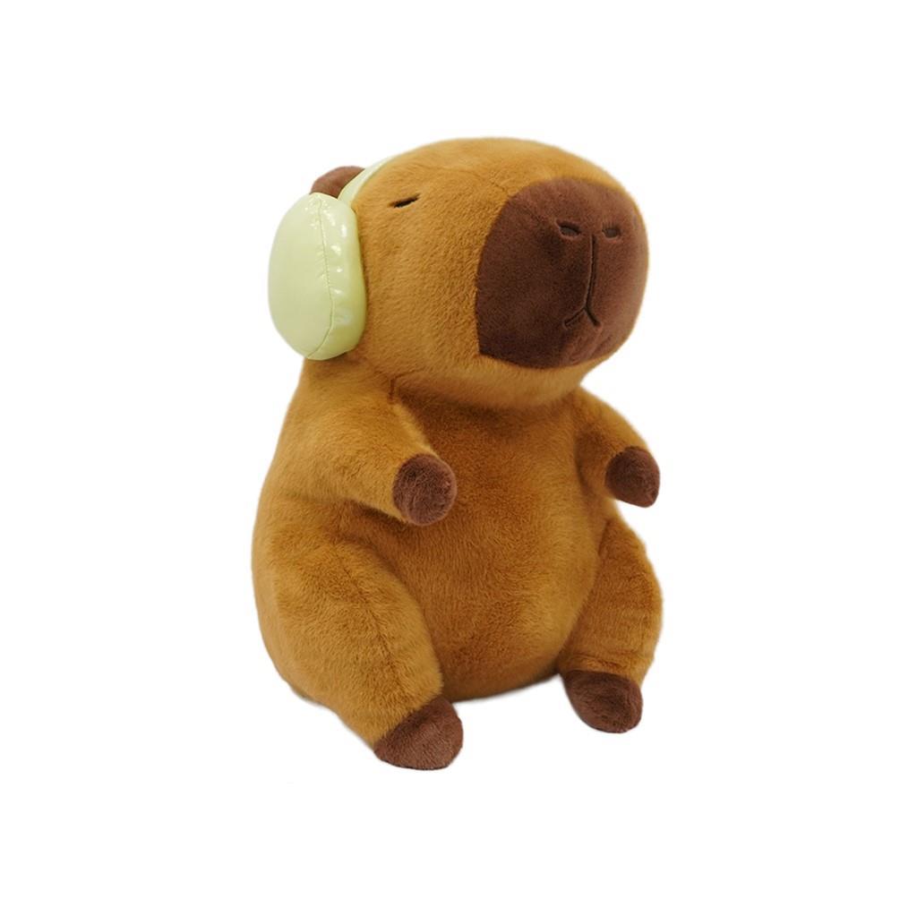Λούτρινο Capybara με Ακουστικά 20εκ. Squishcuties Luna Toys (623092) - Fun Planet