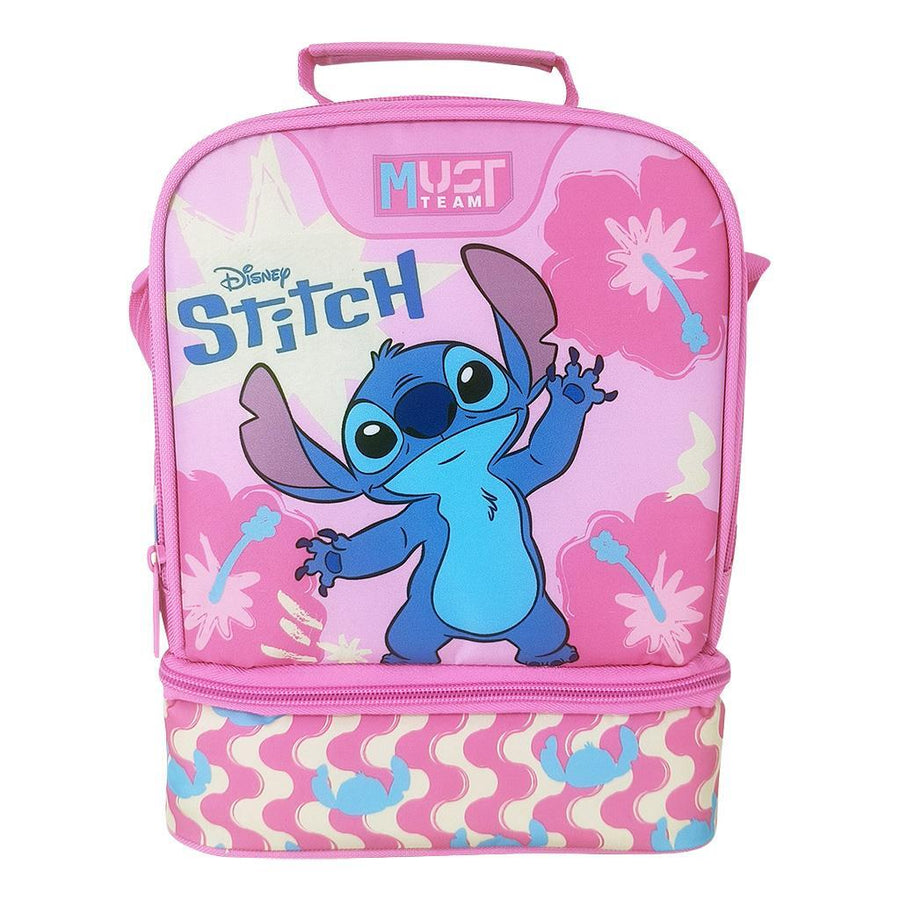 Τσαντάκι Φαγητού Ισοθερμικό 2 Θήκες Disney Stitch Pink Must (565974)