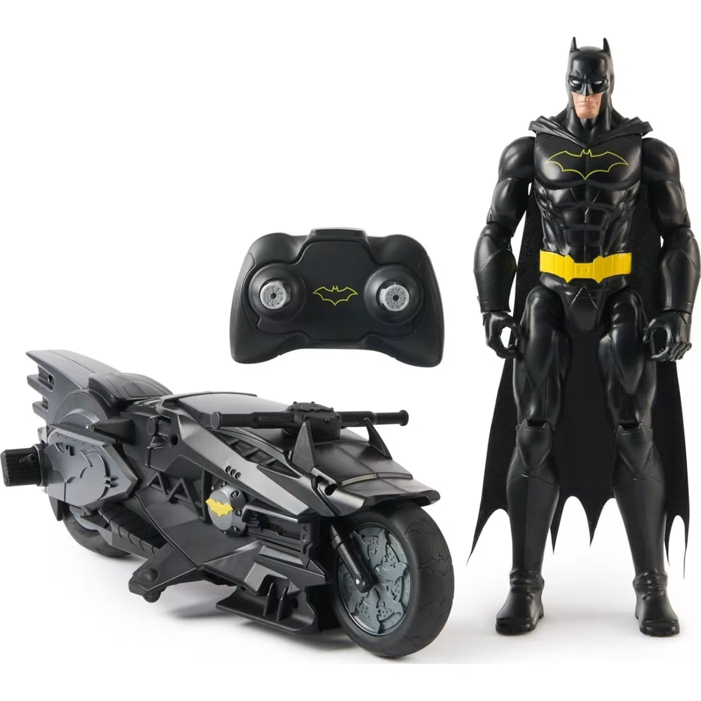 DC Universe Batman Batcycle Τηλεκατευθυνόμενο R/C με Φιγούρα 30cm (6072896)