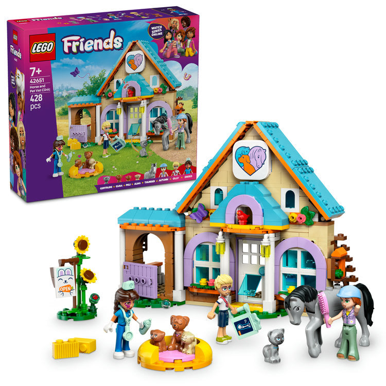 LEGO Friends Horse And Pet Vet Clinic (42651) - Fun Planet