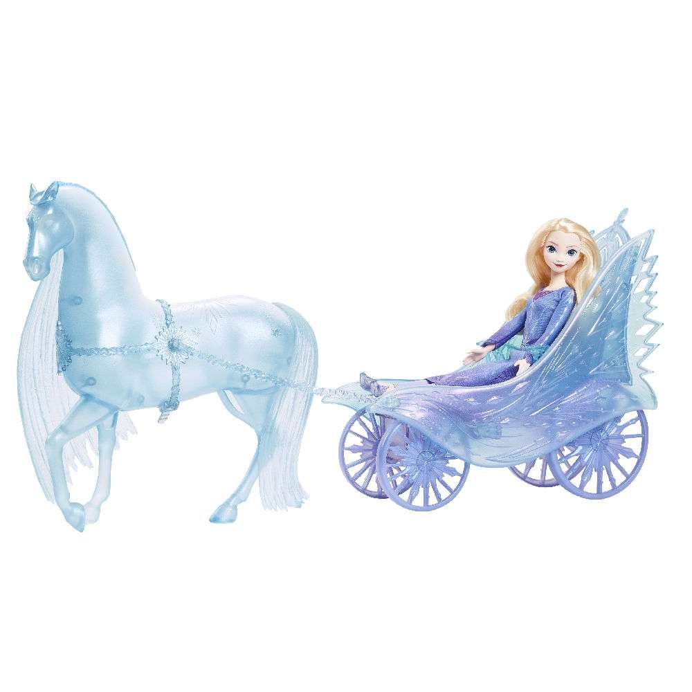 Disney Frozen Κούκλα Έλσα και Nokk με Άμαξα (JBG56) - Fun Planet