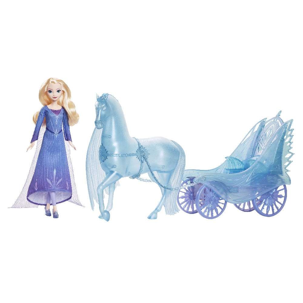 Disney Frozen Κούκλα Έλσα και Nokk με Άμαξα (JBG56) - Fun Planet